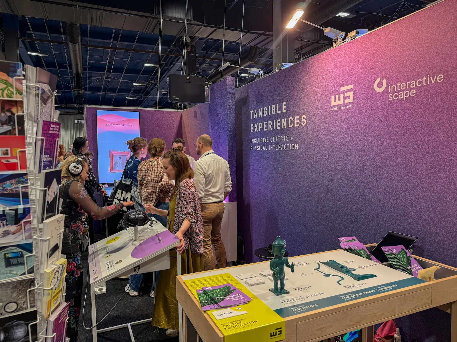 Messestand von werk5 und Interactive Scape auf der Ecsite Conference 2026 in Göteborg